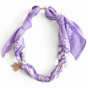 Bandana ketting | Paars