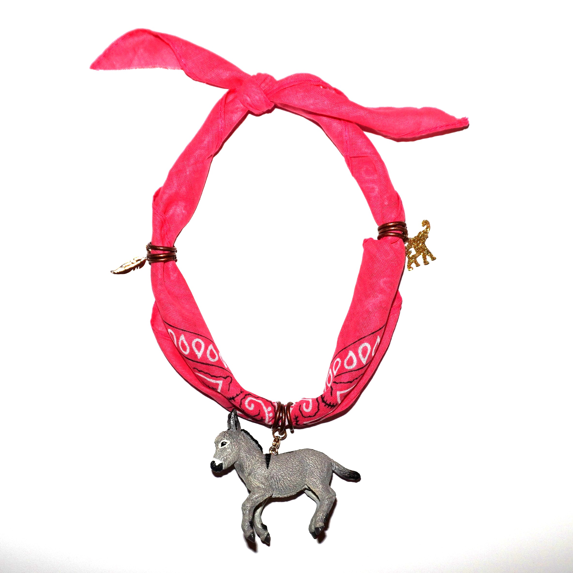 Bandana ketting rood