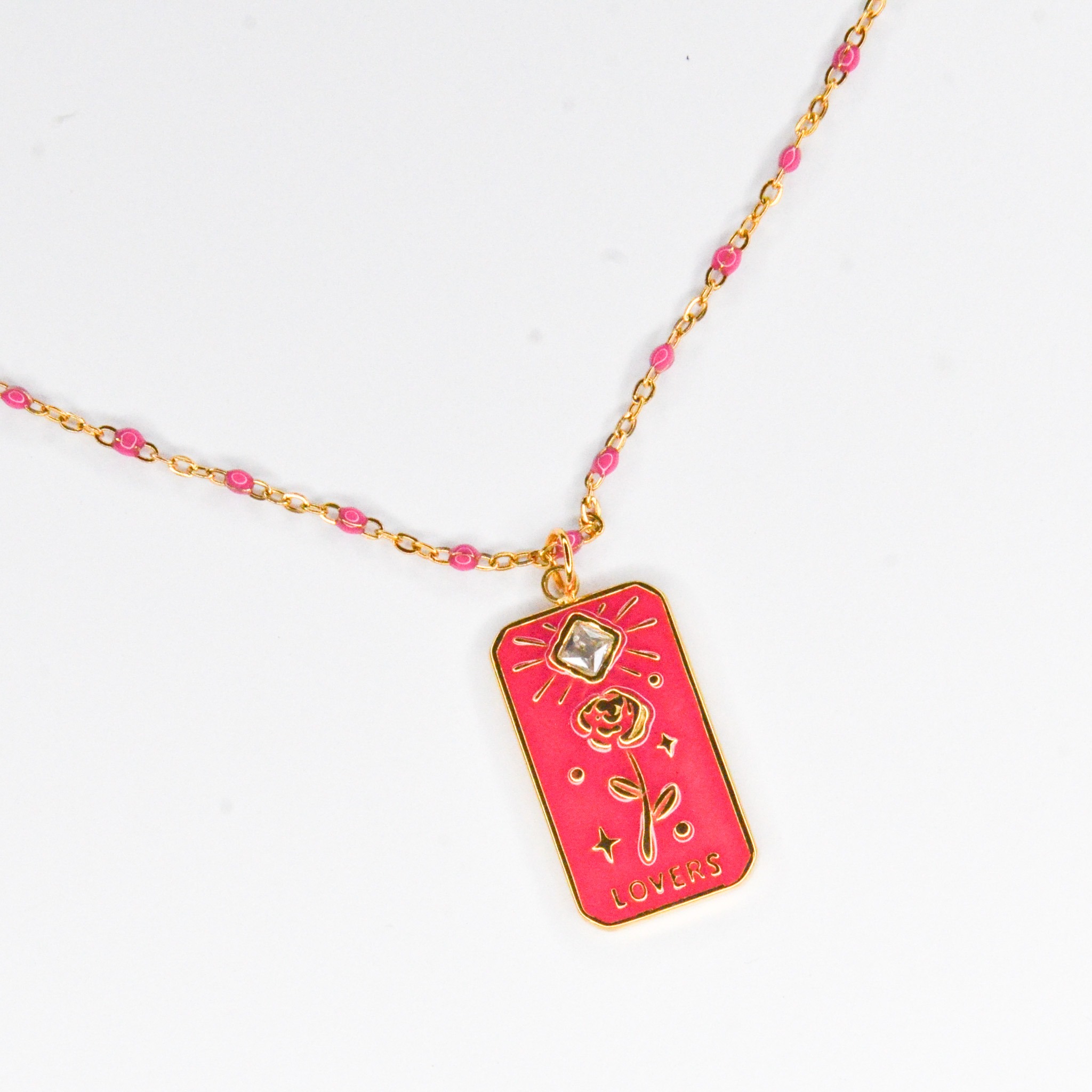 Ketting bedel roos