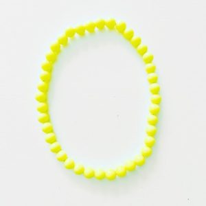 Kralenketting neon geel