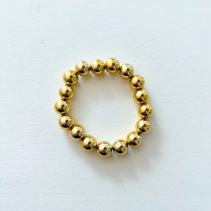 Kralenarmband goud