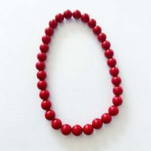 Kralenketting bordeaux