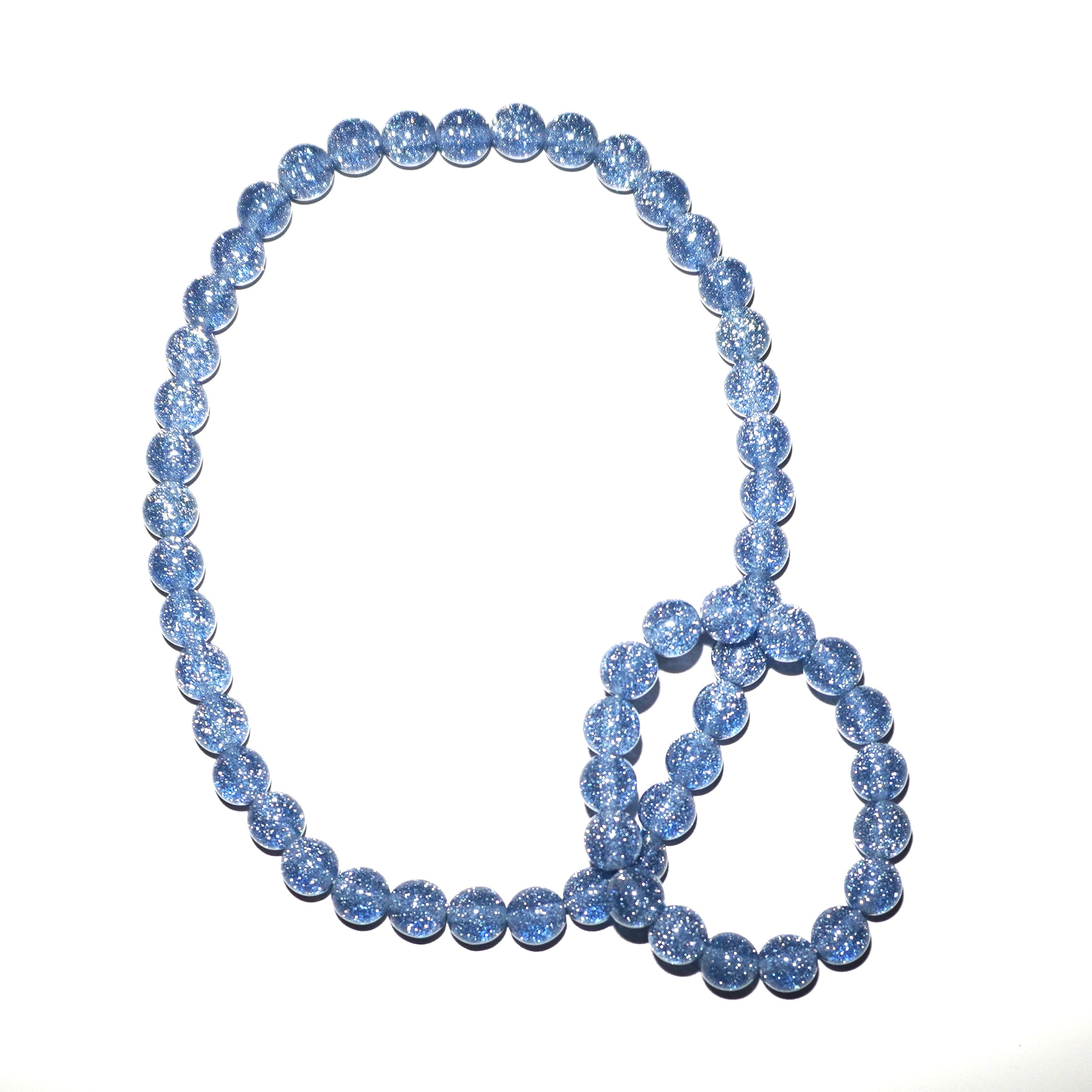 Kralenarmband Glitter Blauw - Image 2