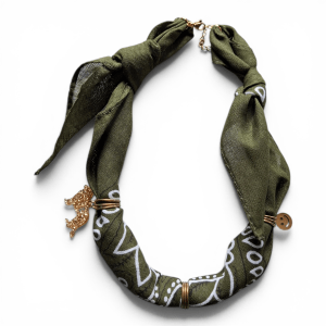 Bandana ketting | Legergroen