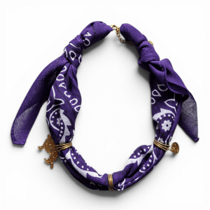 Bandana ketting | Donkerpaars