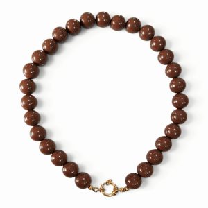 Kralenketting Bruin