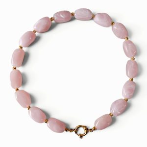Kralenketting Poederroze