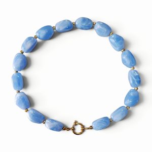Kralenketting Luchtblauw