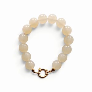 Kralenarmband Lichtgeel