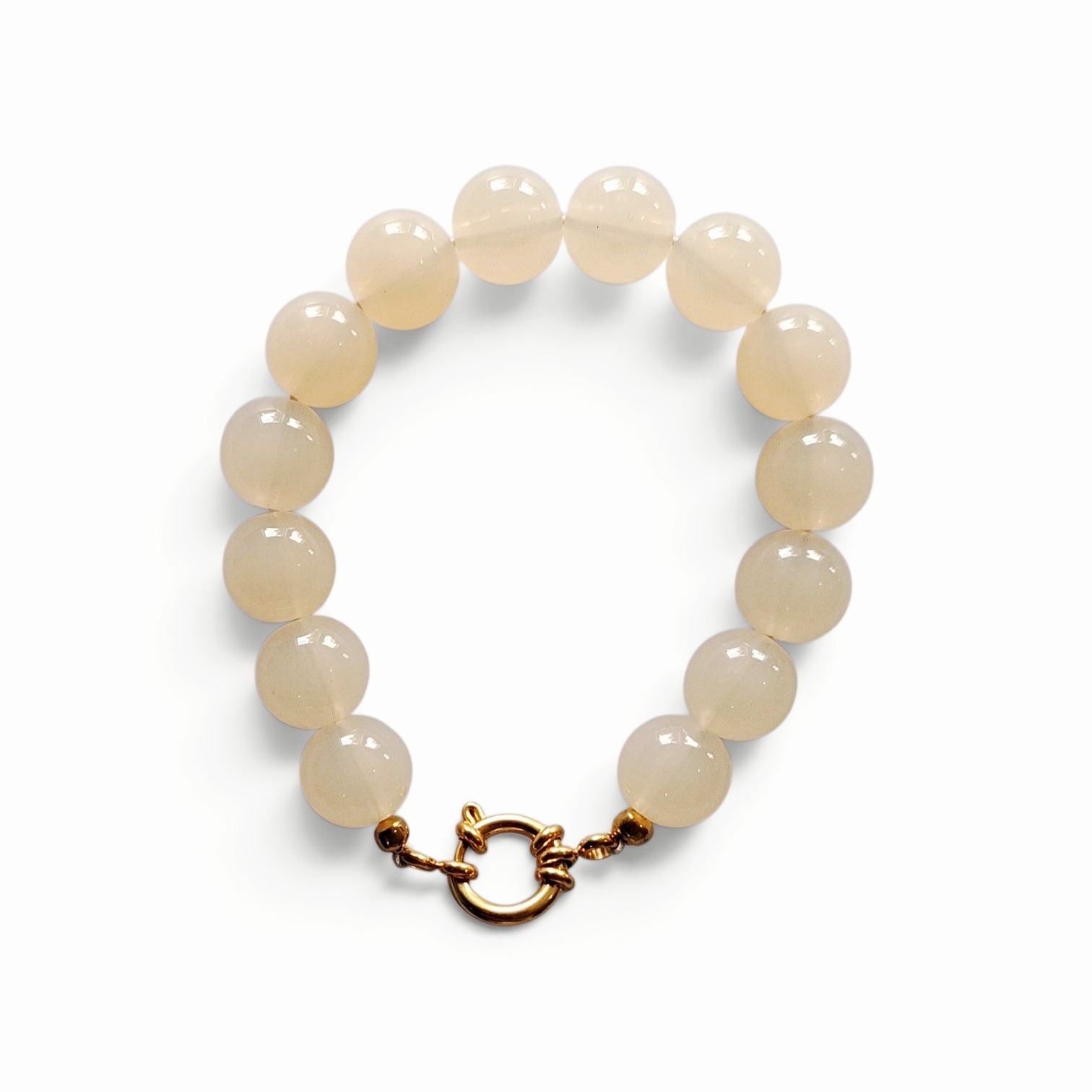 Kralenarmband Lichtgeel
