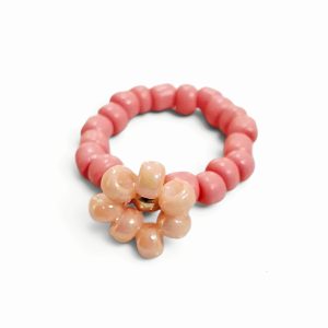 Ring Bloem Zalm