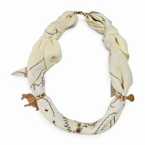 Bandana ketting | Pastelgeel