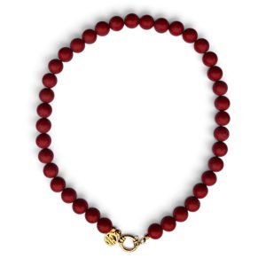 Kralenketting Limited Edition | Bordeaux rood | Mama