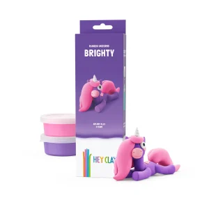 Hey Clay - Rainbow Unicorn - Brighty 3 cans