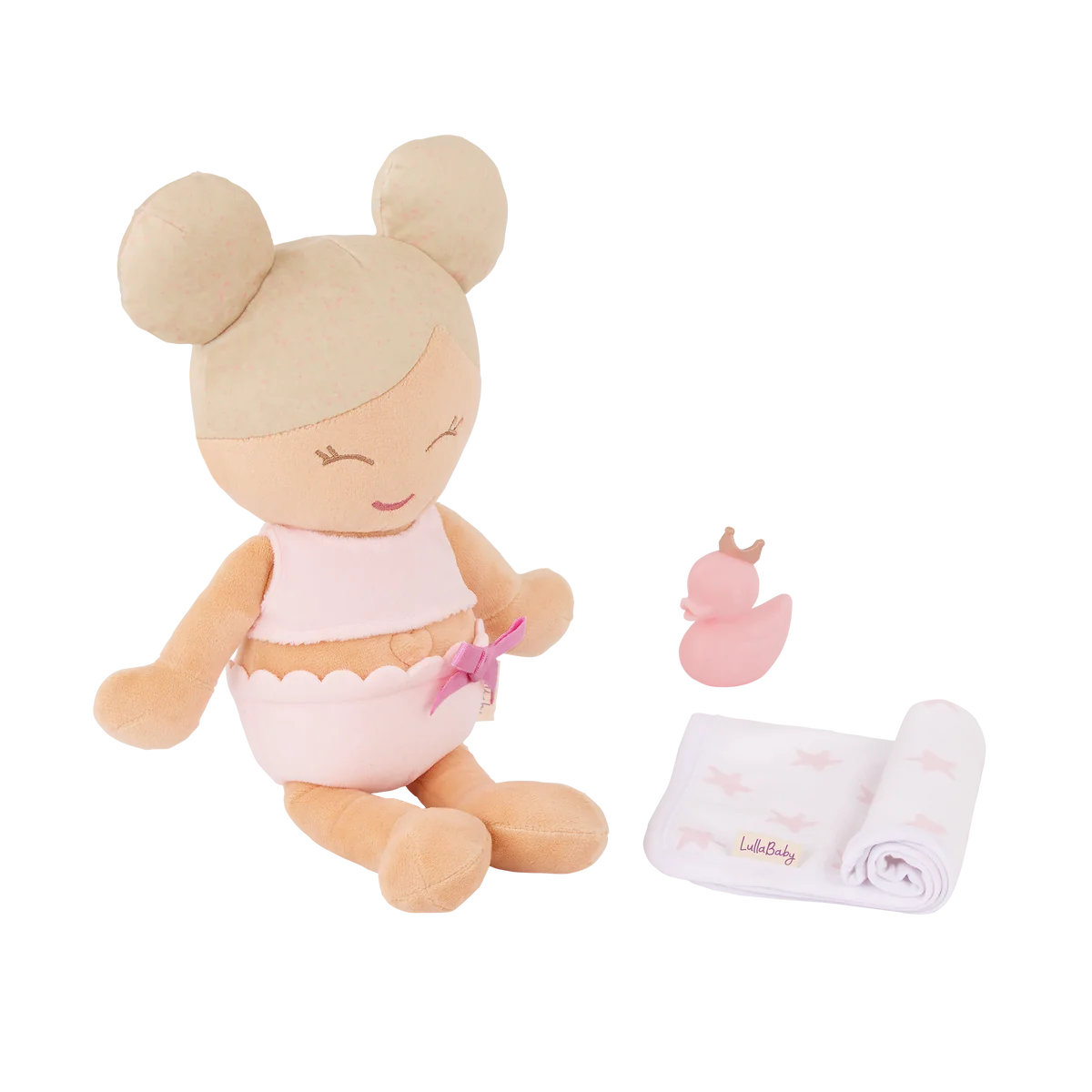 Plush Girl Bath Doll & Accessory Blonde Hair | Pre-order - verzending november 2026 - Image 5