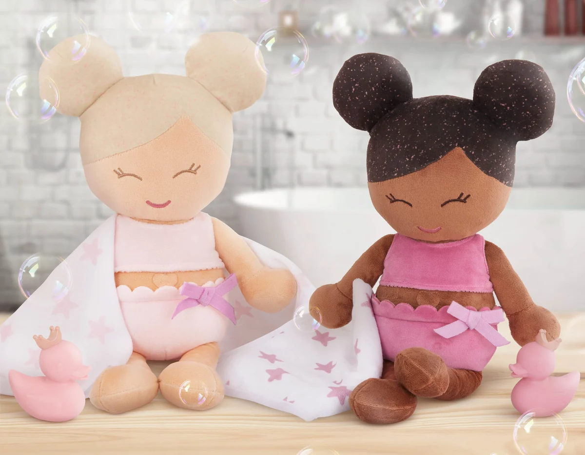 Plush Girl Bath Doll & Accessory Blonde Hair | Pre-order - verzending november 2026 - Image 3
