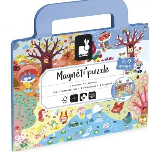 Janod Magnetipuzzel - 4 seizoenen 36 stukjes