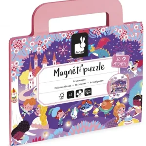 Janod Magnetipuzzel - Prinsessen 36 stukjes