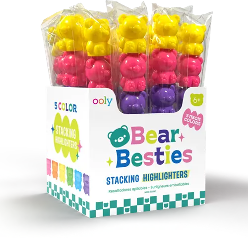 Ooly - Bear Besties: Stacking Highlighters